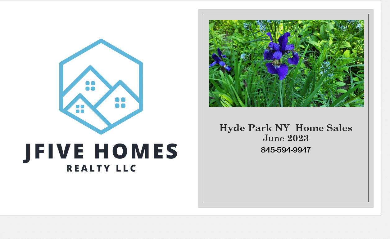 Real estate update for Hyde Park NY home sales in June 2023